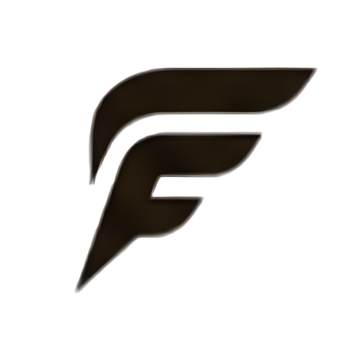 Fueledo logo with a stylized 'F' on a white background