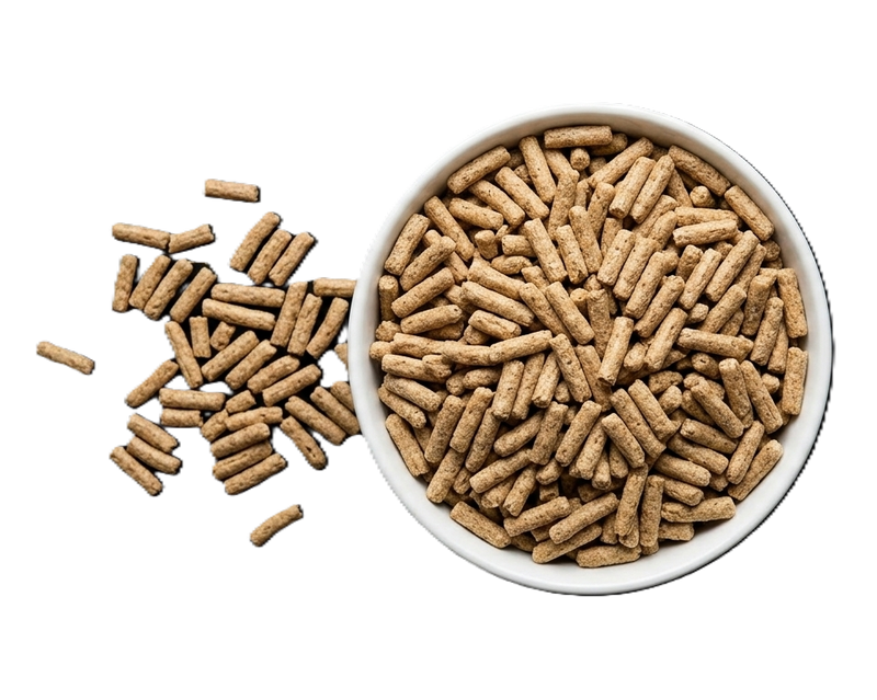 Rice barn Cereal in a white bowl on a white background